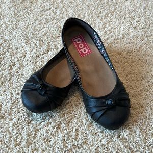 Pop black memory foam black ballet shoe